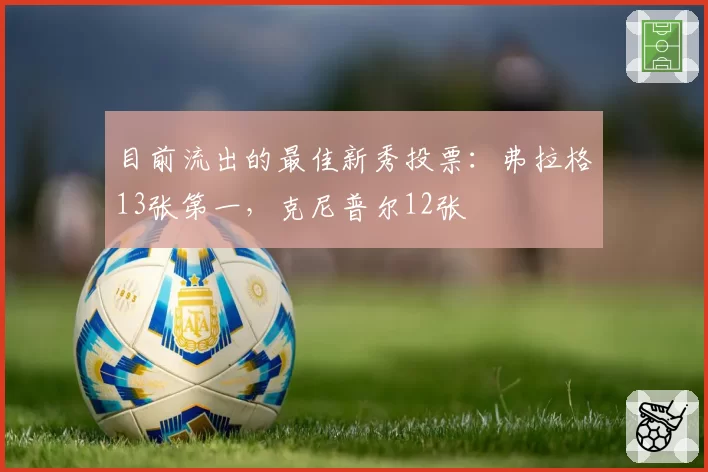 目前流出的最佳新秀投票：弗拉格13张第一，克尼普尔12张